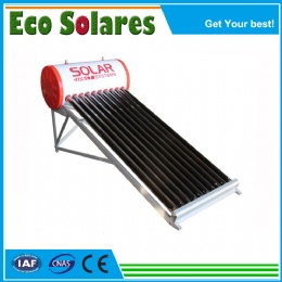 Color Steel Non-pressure Solar Water Heater with Alloy Aluminum Frame
